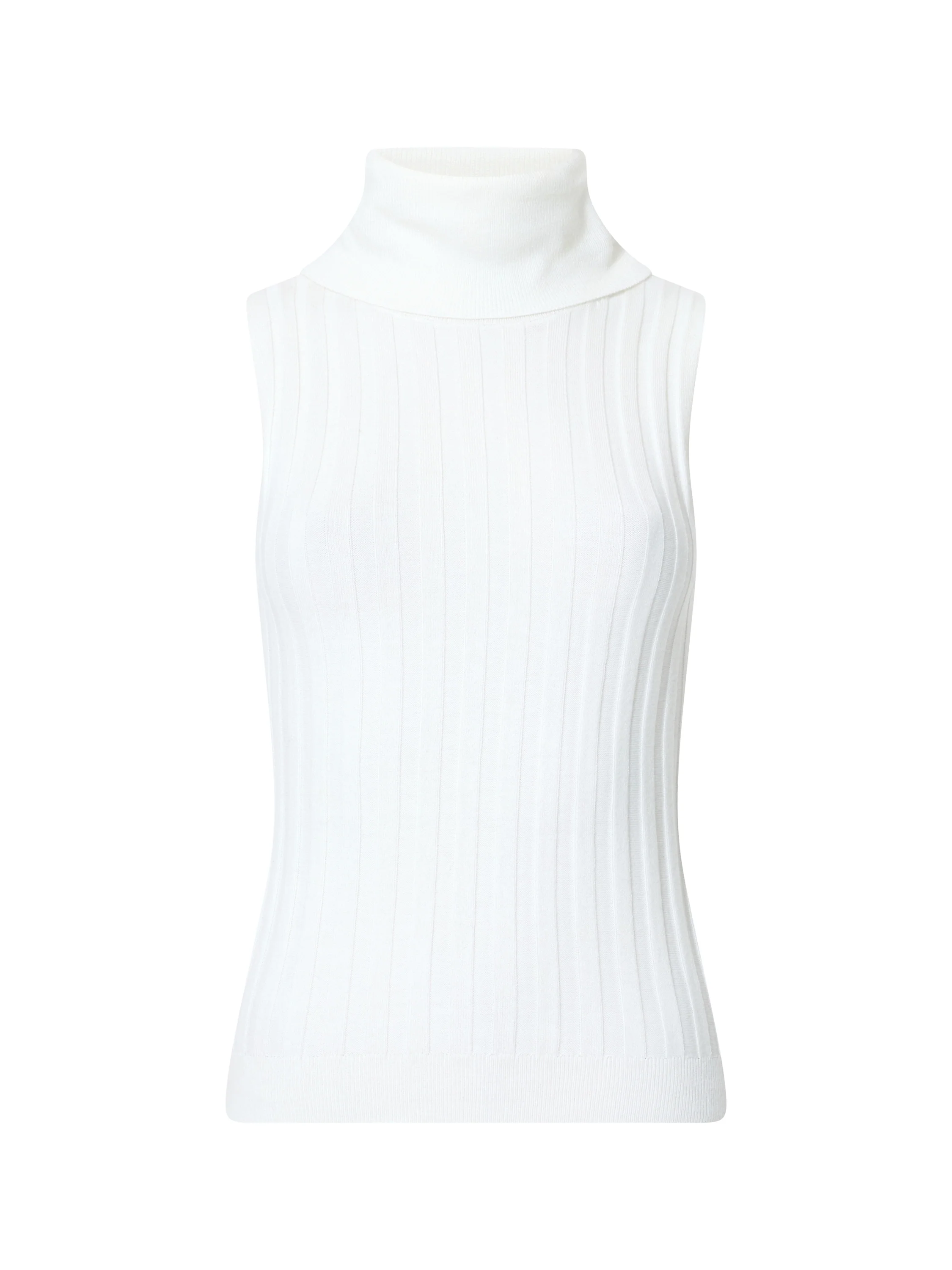 Turtleneck Knitted Tank Sweater - Image 6