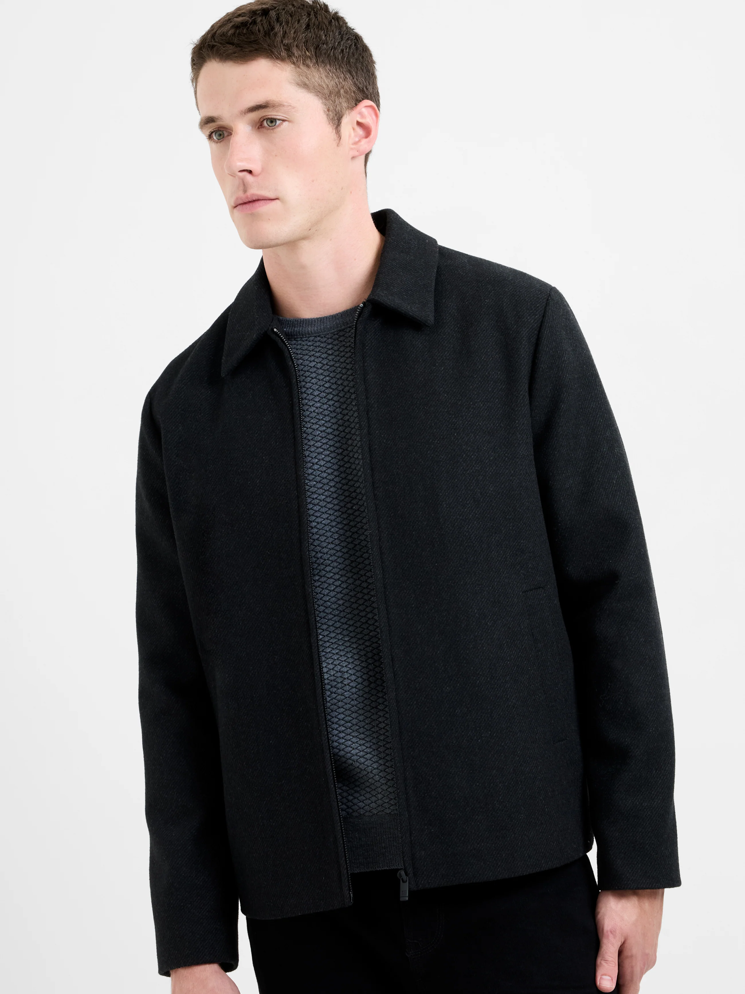 Twill Smart Bomber Jacket - Image 3