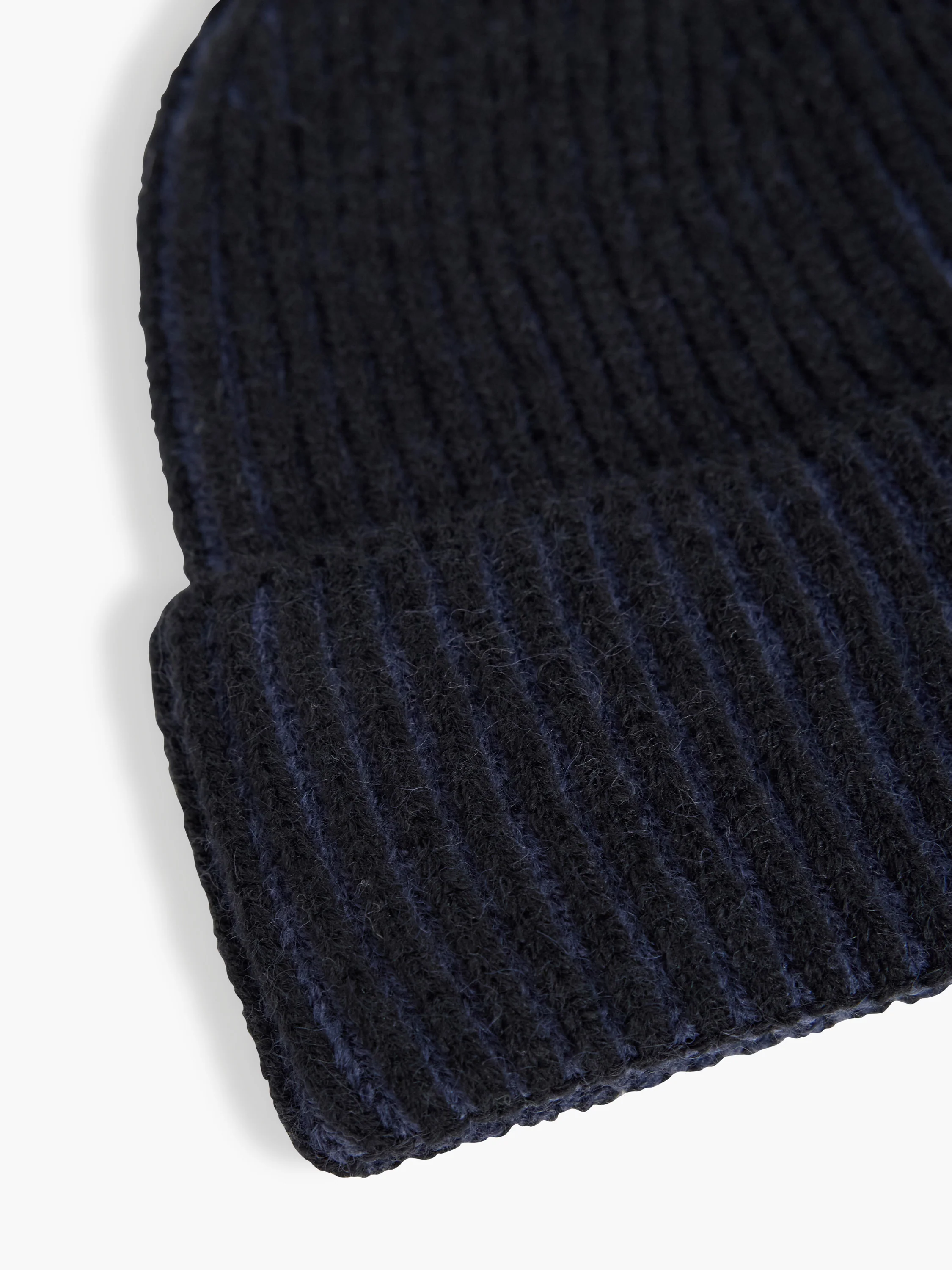 Two Tone Knit Beanie Hat - Image 2