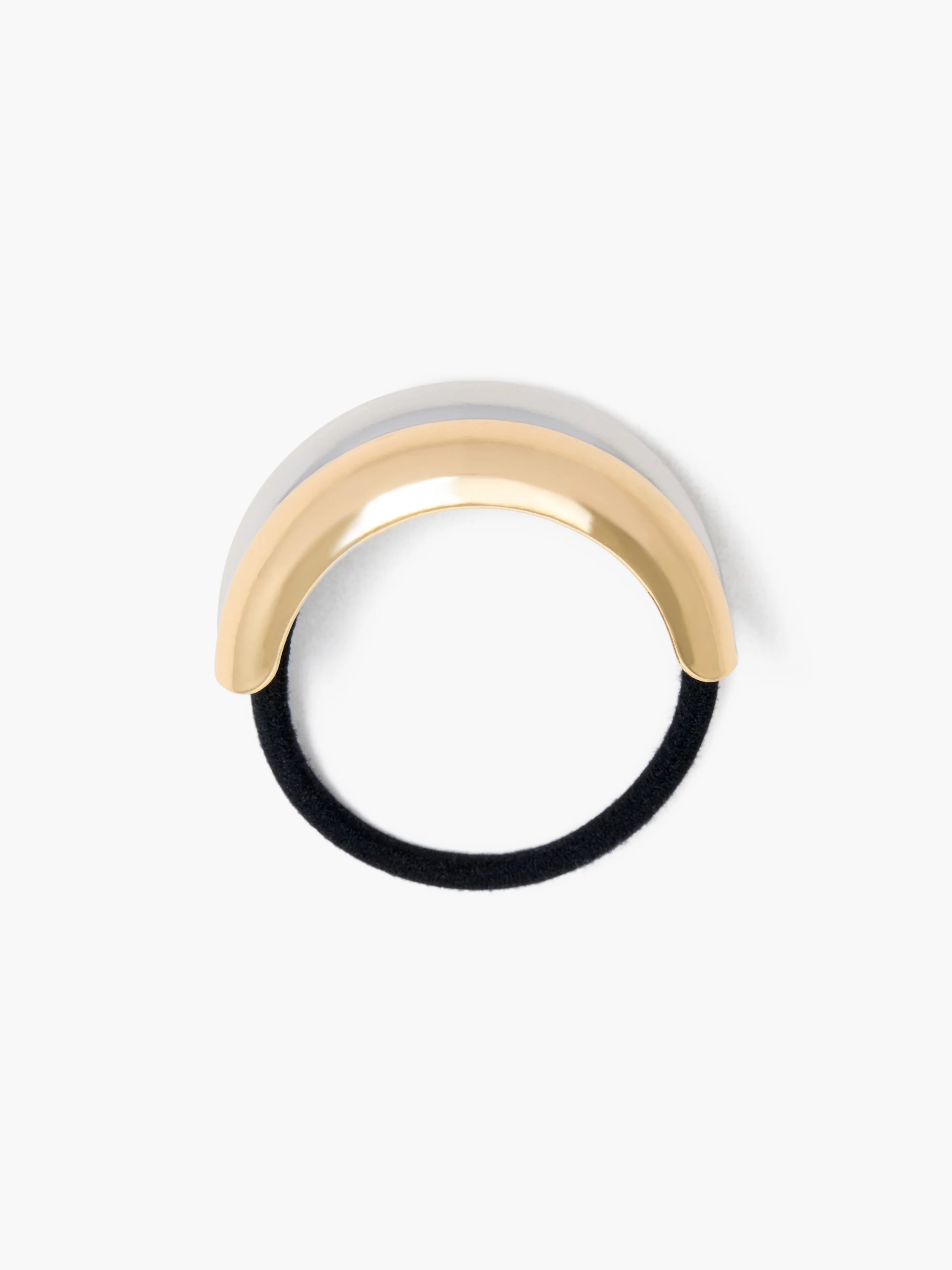 Two Tone Metal Hair Tie Bobble