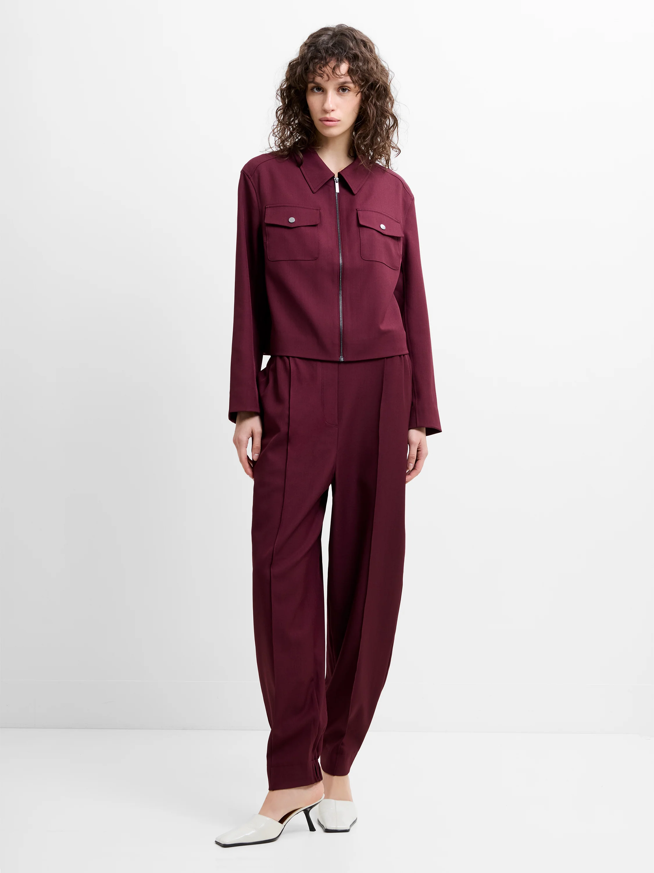 Twyla Suiting Structured Hem Jacket - Image 2