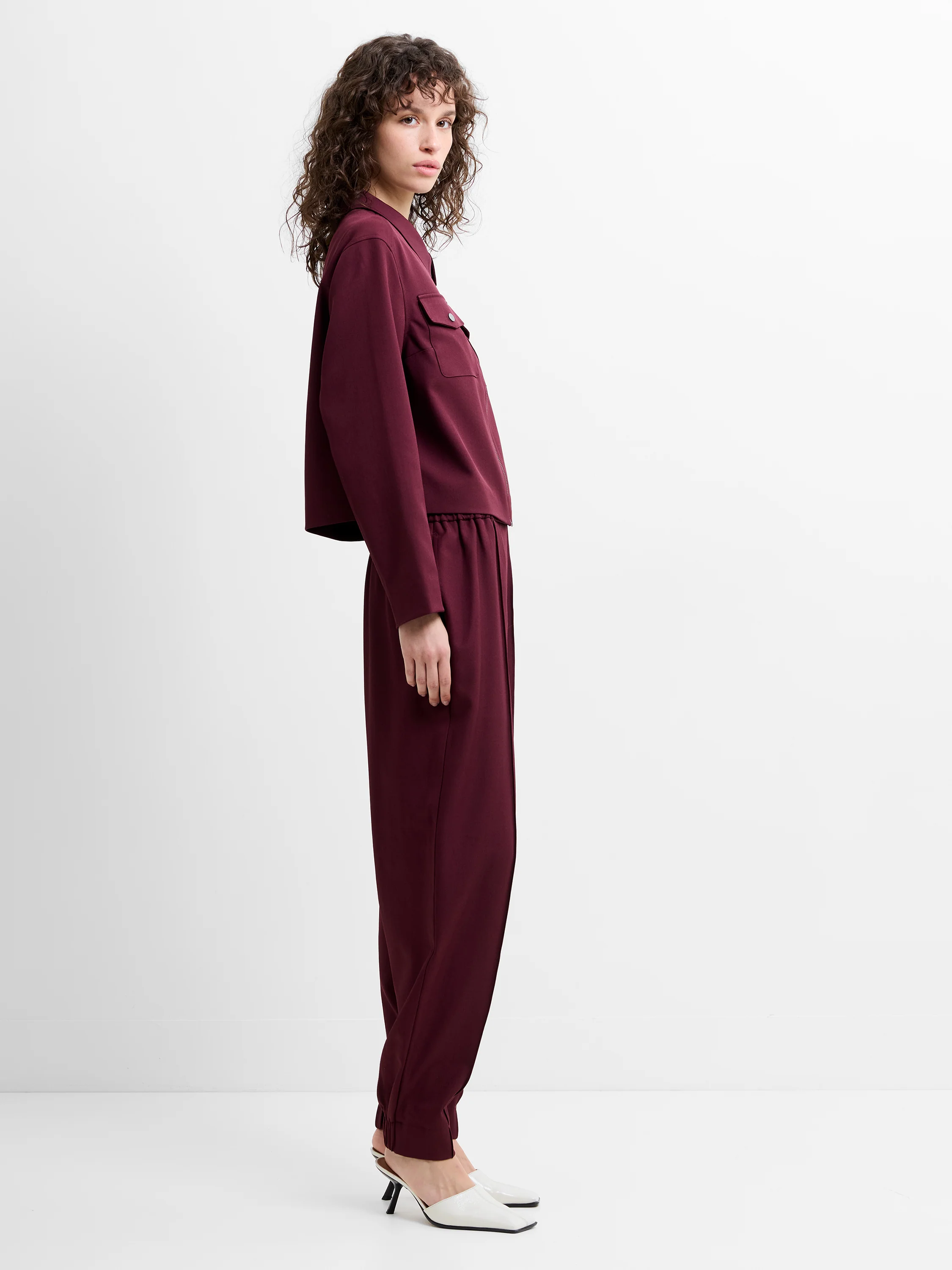 Twyla Suiting Structured Hem Jacket - Image 3