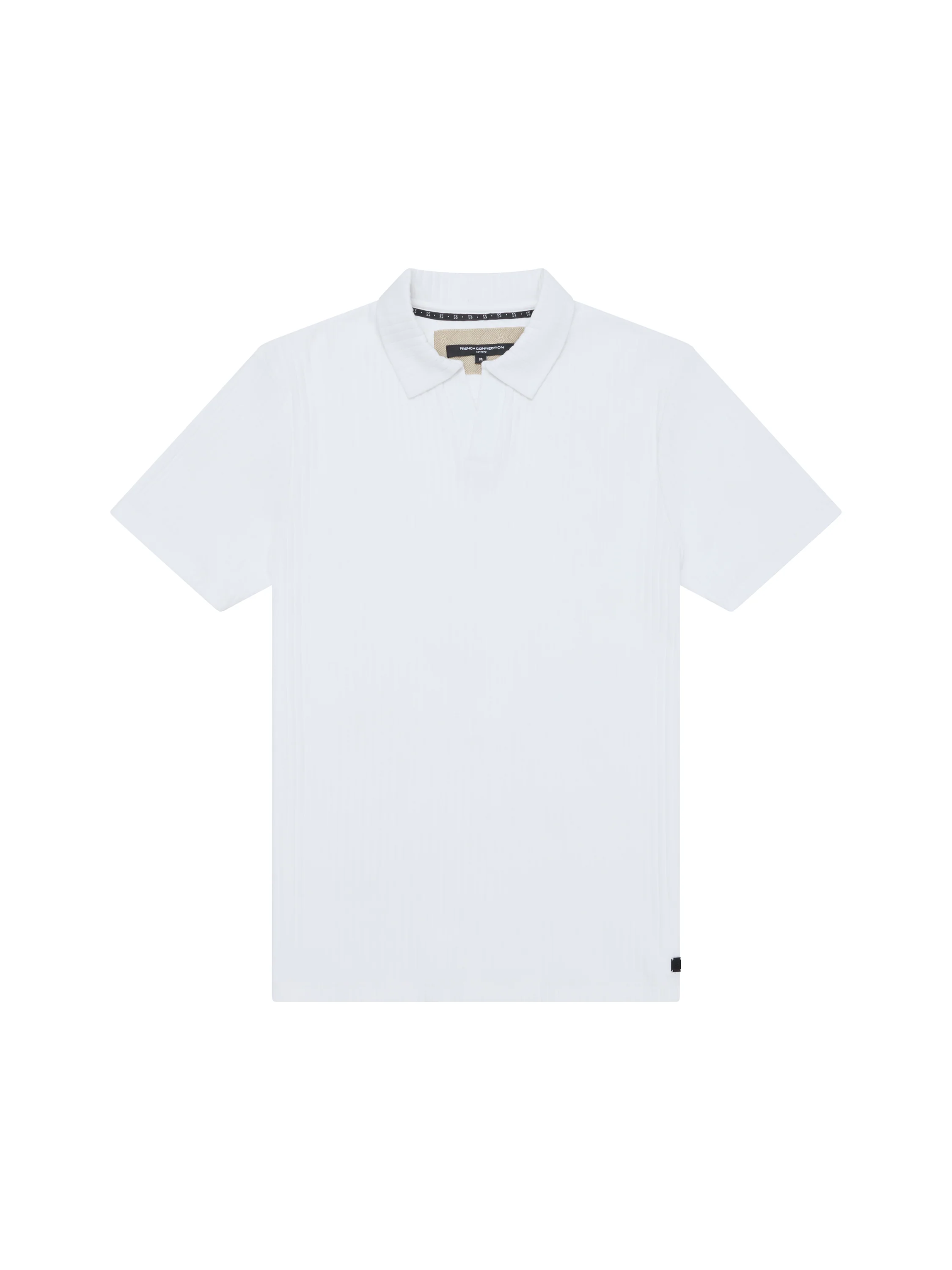 Variated Rib Short Sleeve Polo Shirt - Image 6