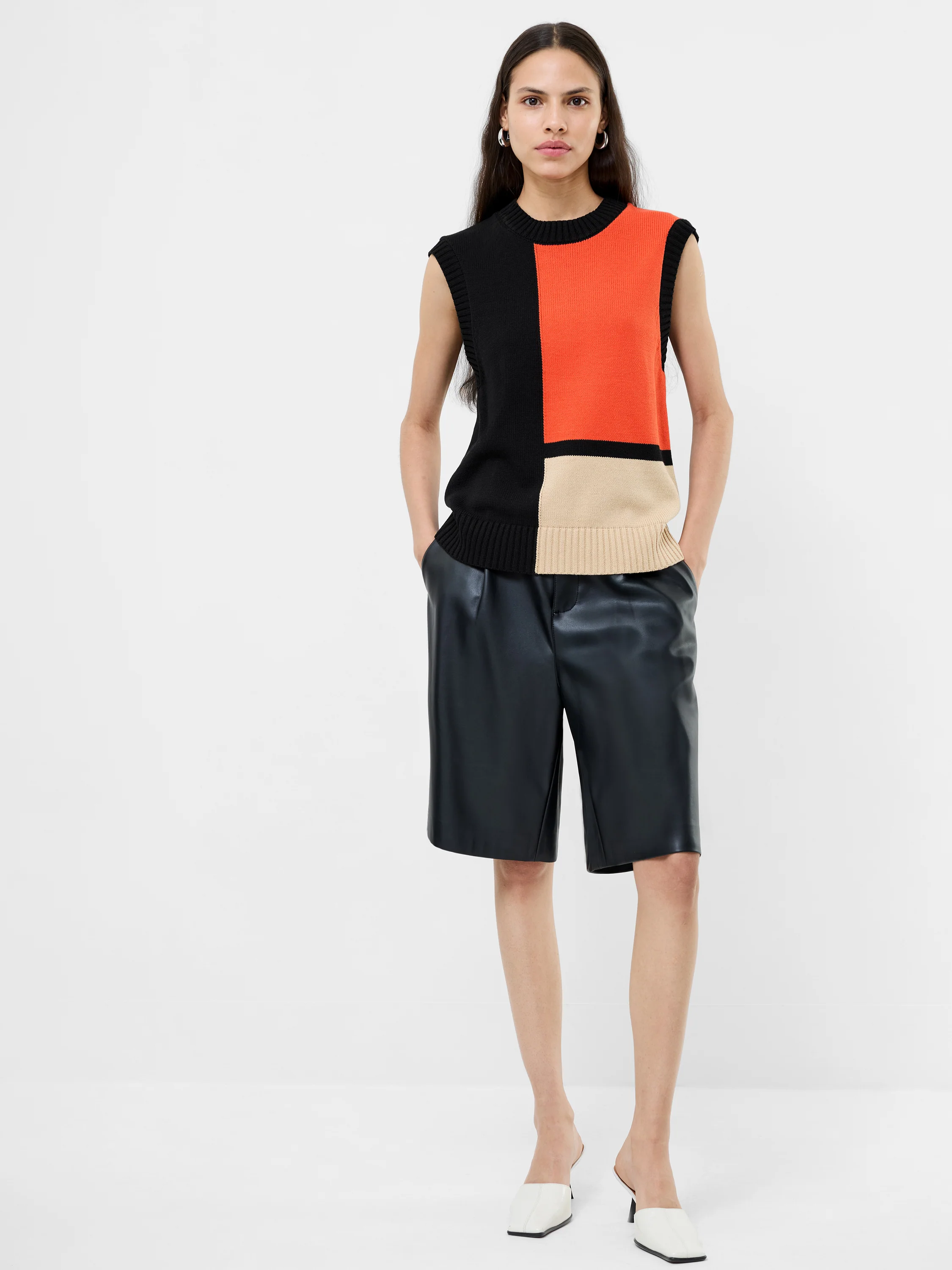 Varli Colour Blocking Knit Vest - Image 4