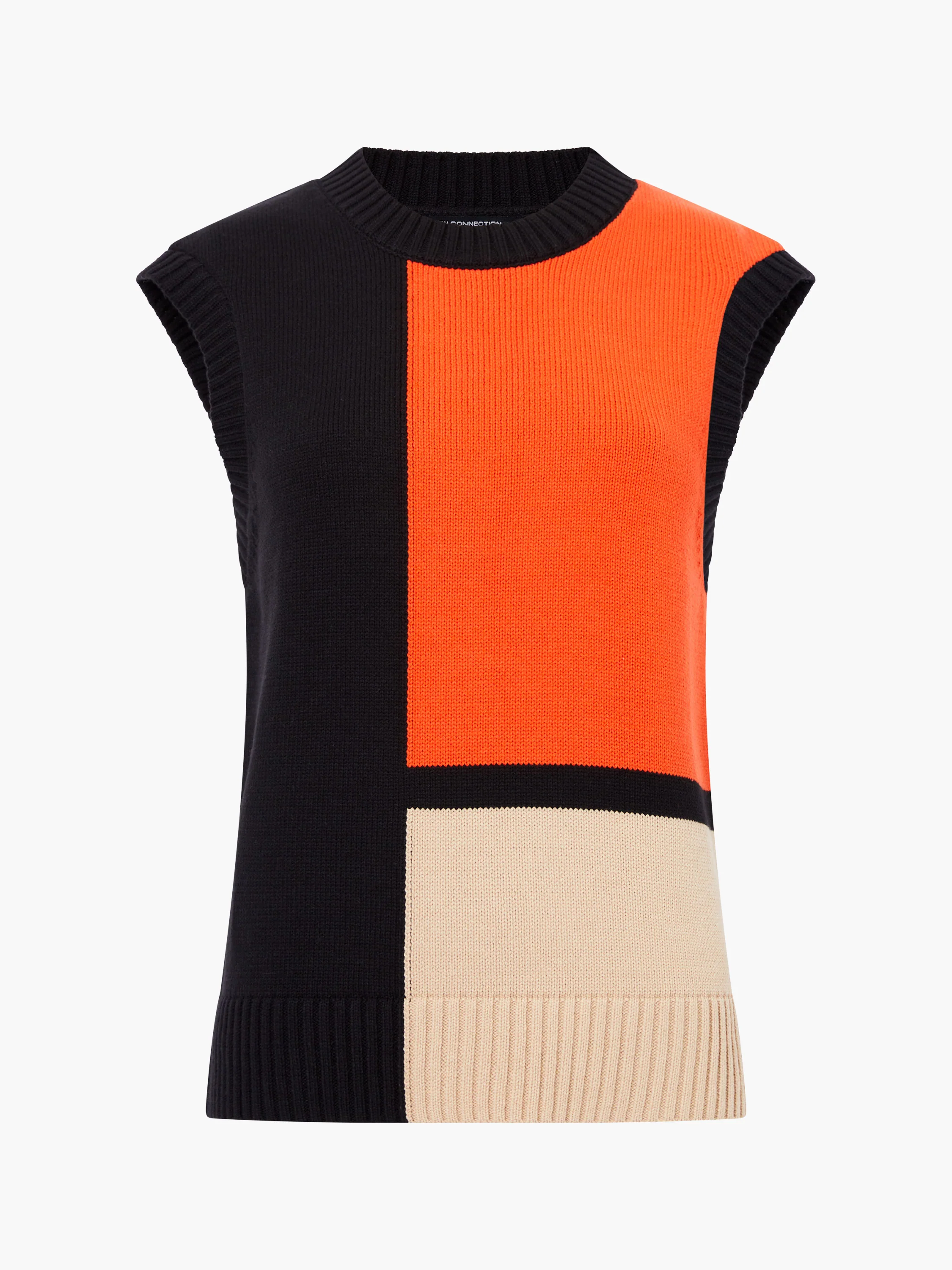 Varli Colour Blocking Knit Vest - Image 7