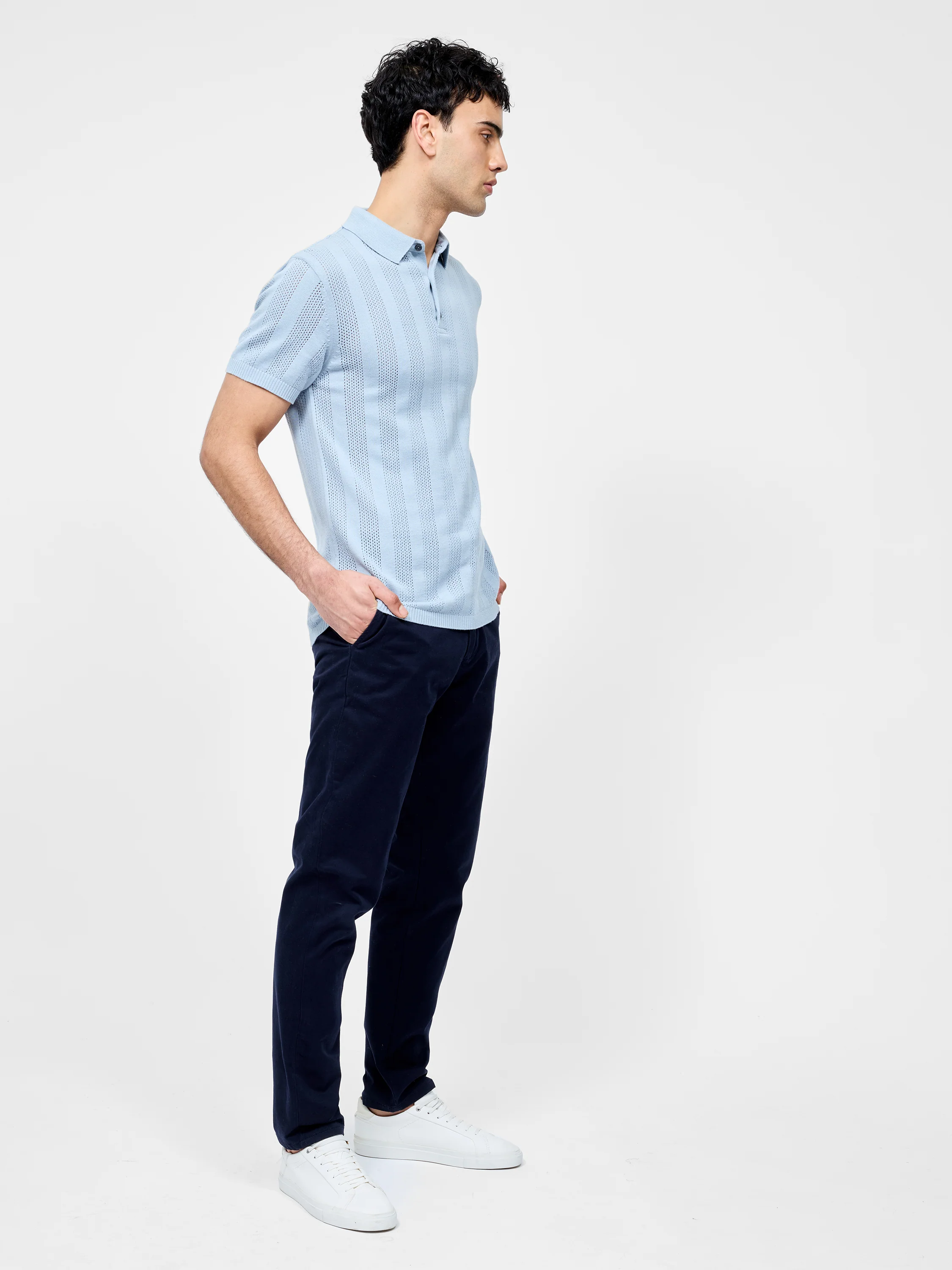 Vertical Stripe Polo - Image 2