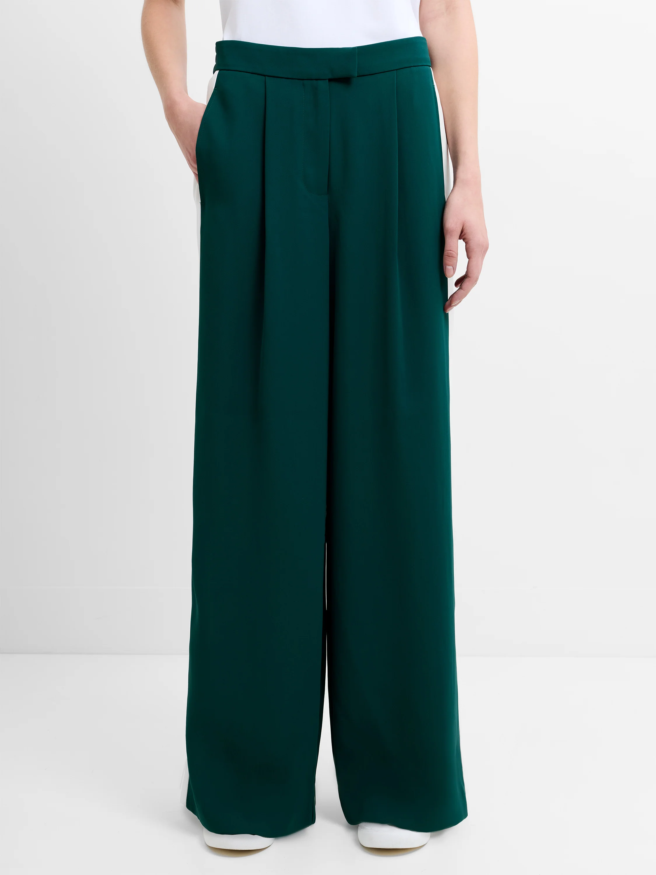 Vinnie Suiting Wide Leg Trousers - Image 3