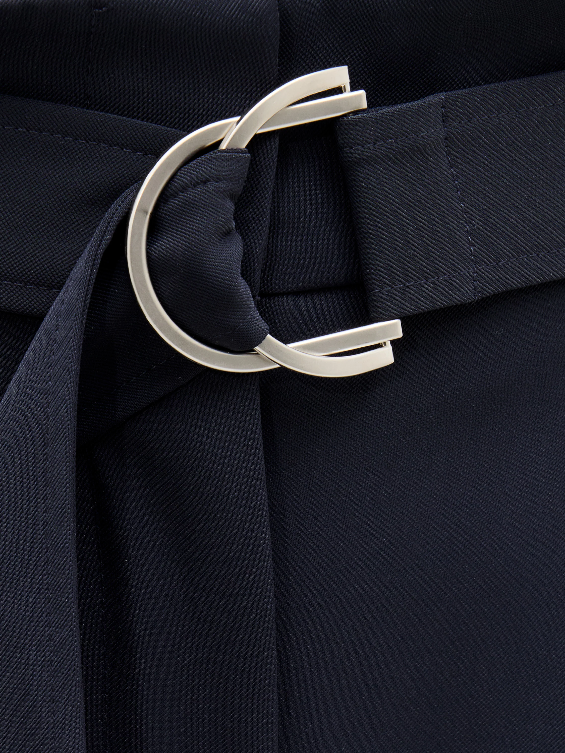 Vinnie Tailored D-Ring Belted Wide Leg Trousers - Image 5