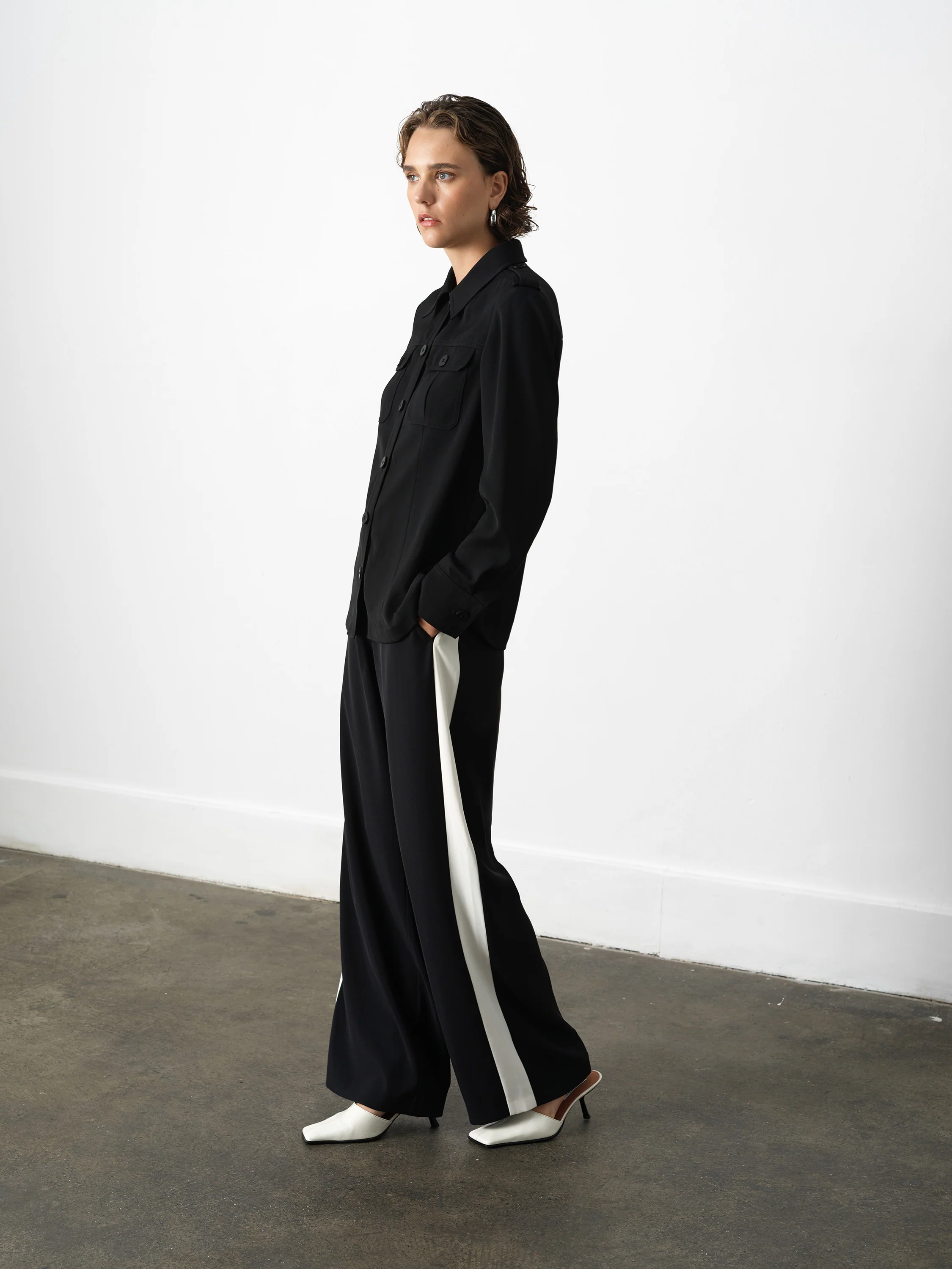 Vinnie Tailored Shirt Jacket - Image 2