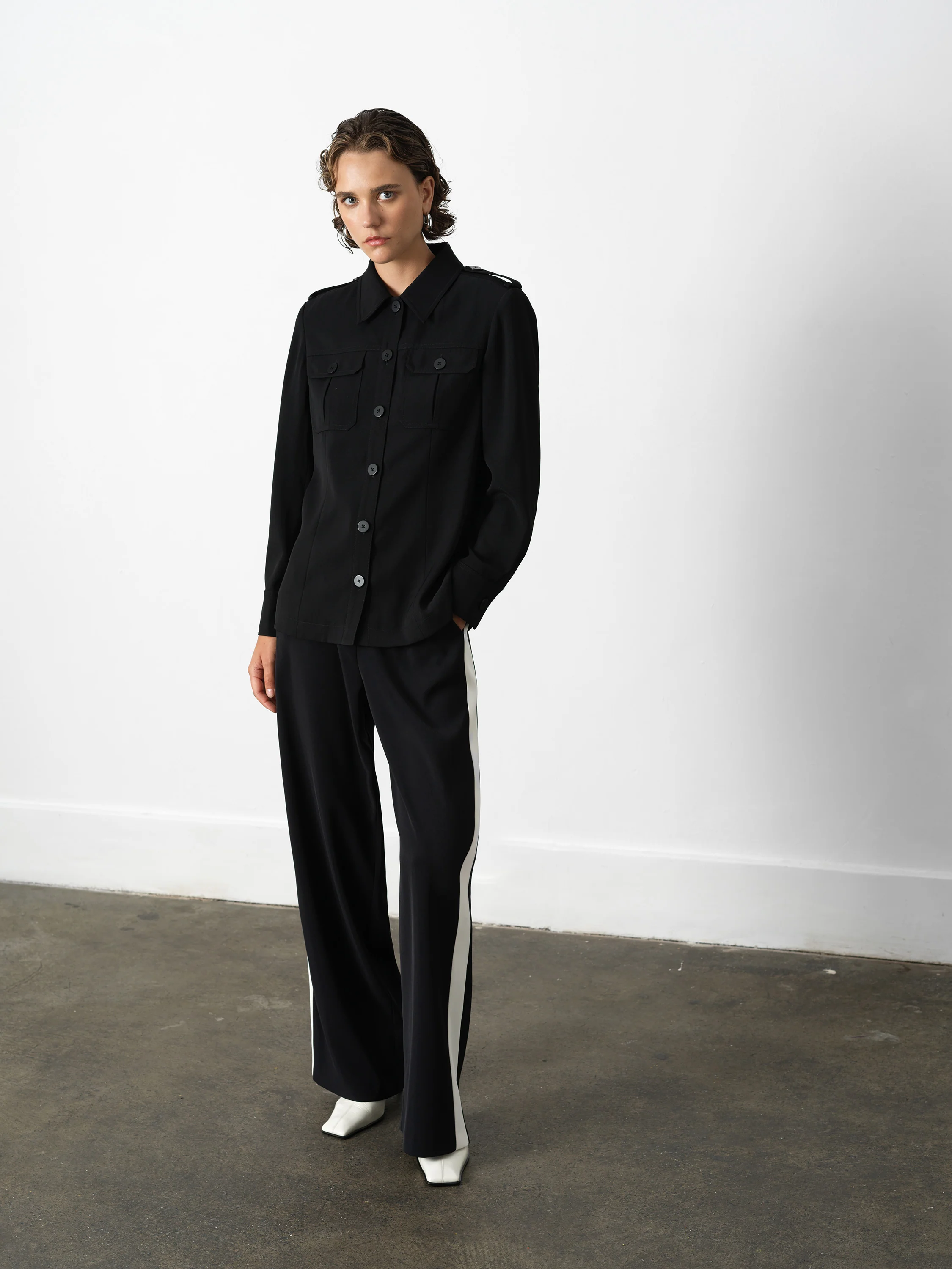 Vinnie Tailored Shirt Jacket - Image 5