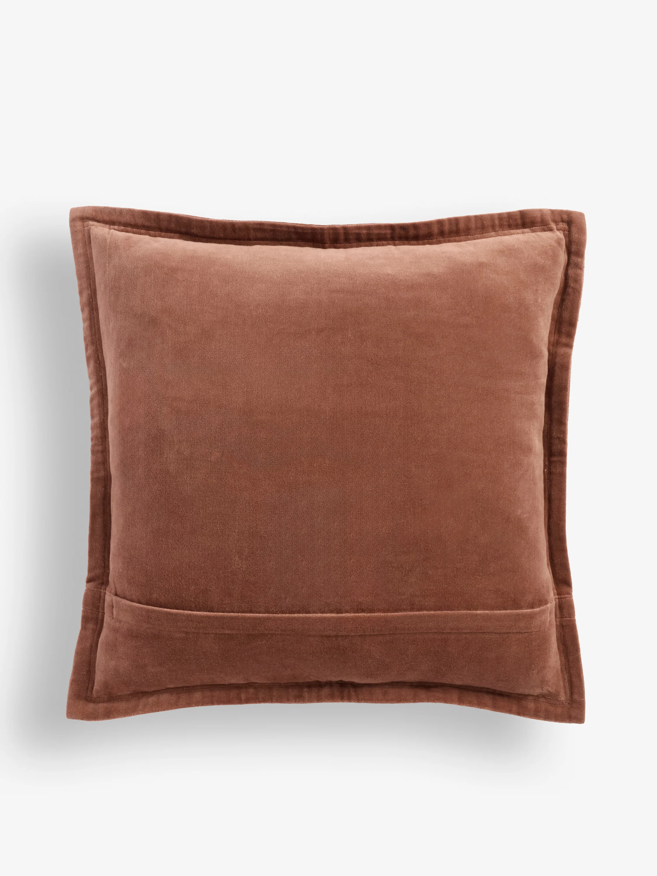 Washed Velvet Cushion Coffee - Image 5