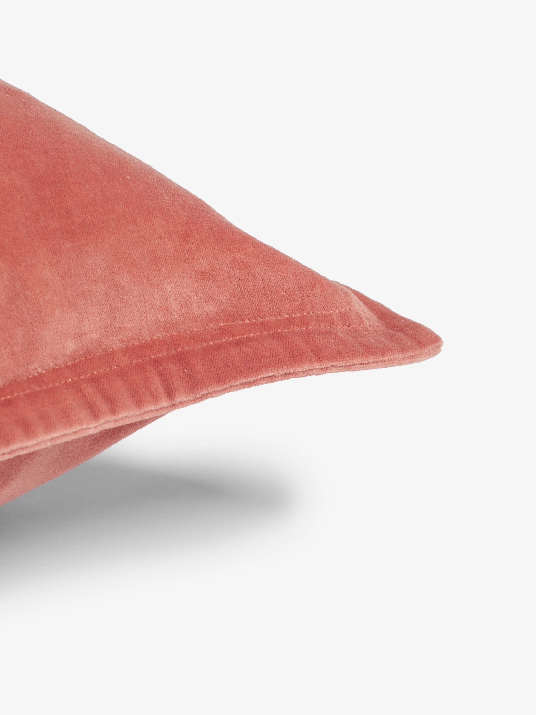 Washed Velvet Peach Cushion - Image 3