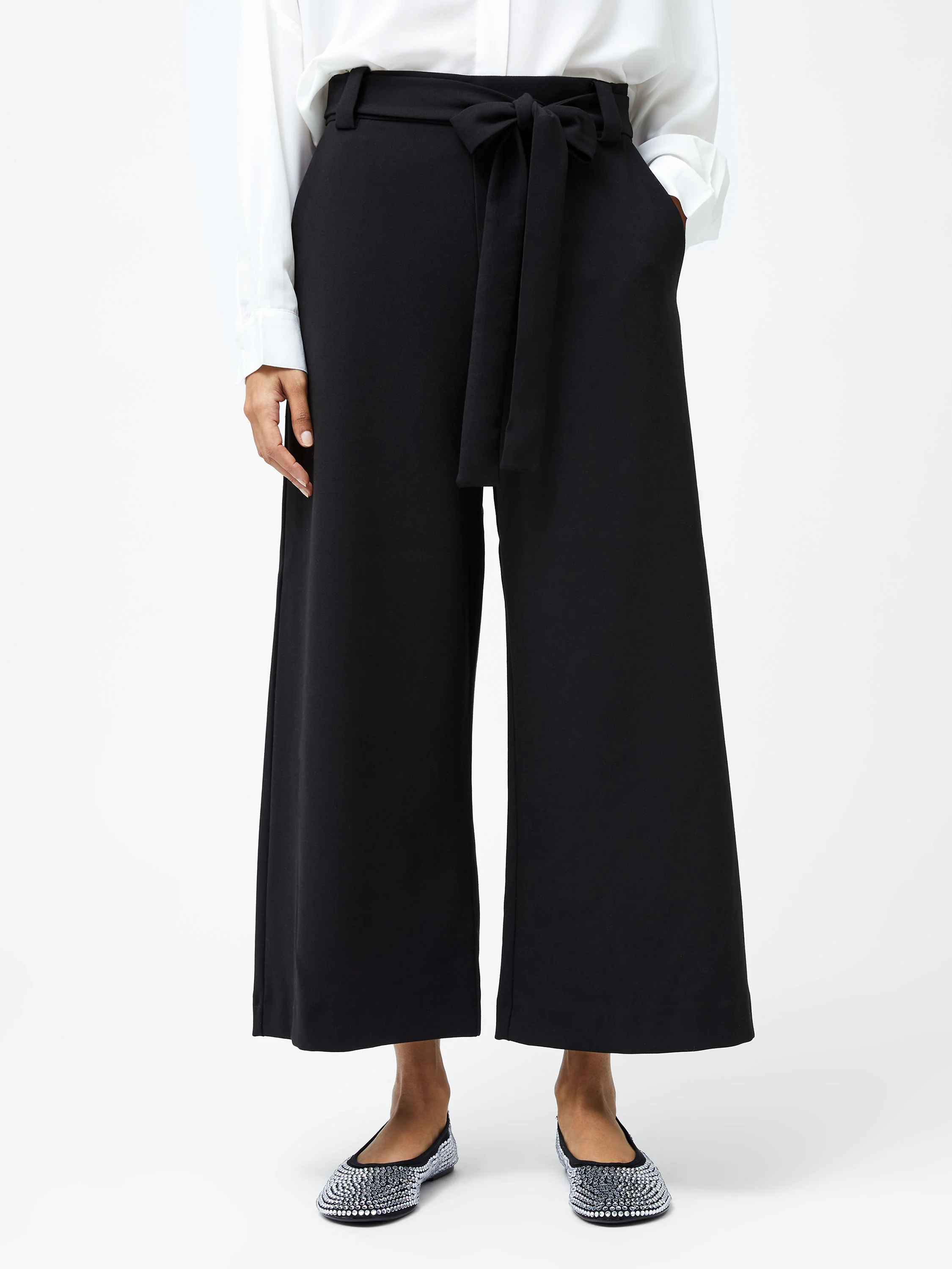 Whisper Belted Culottes - Image 2