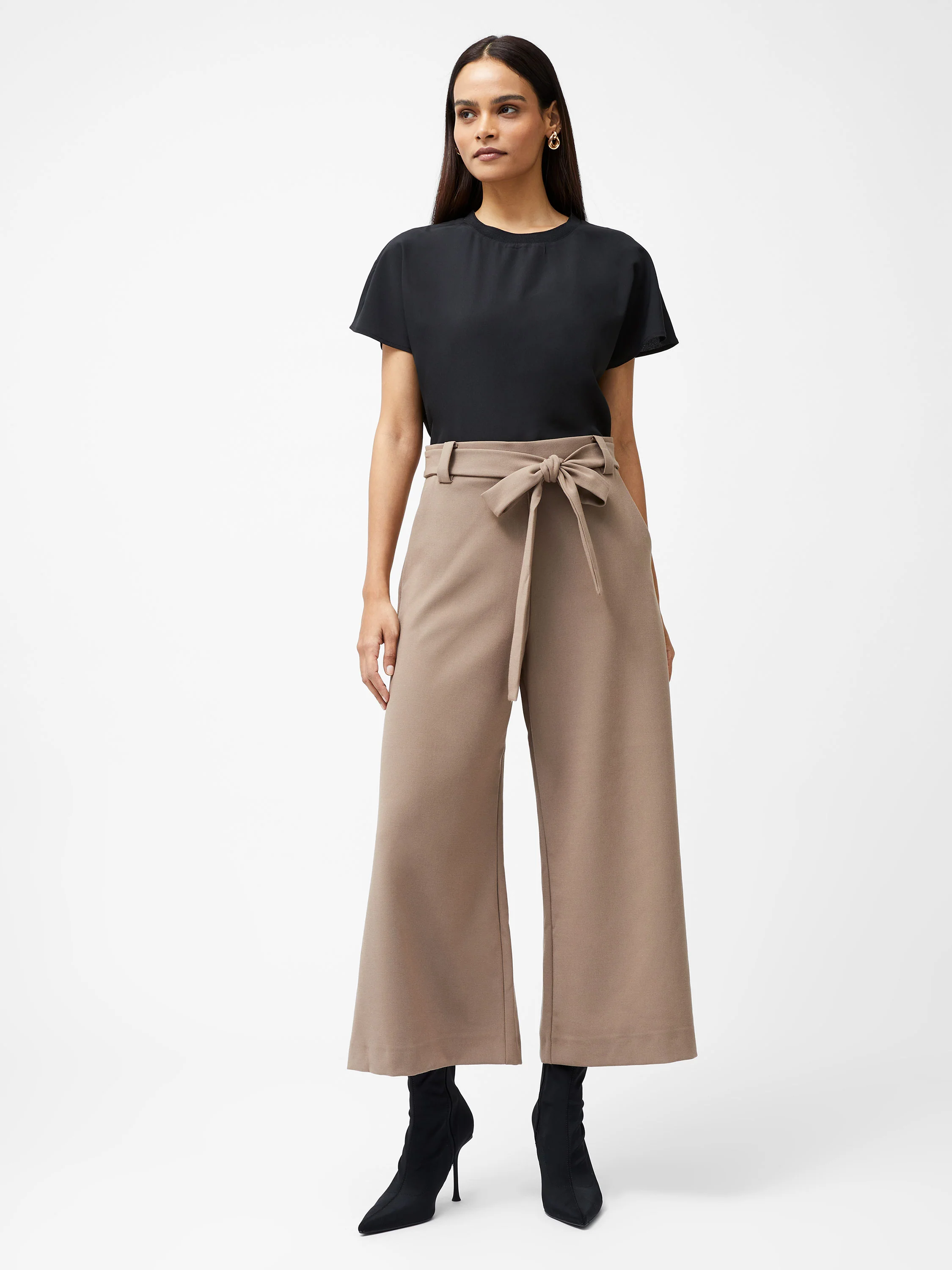 Whisper Belted Culottes - Image 3