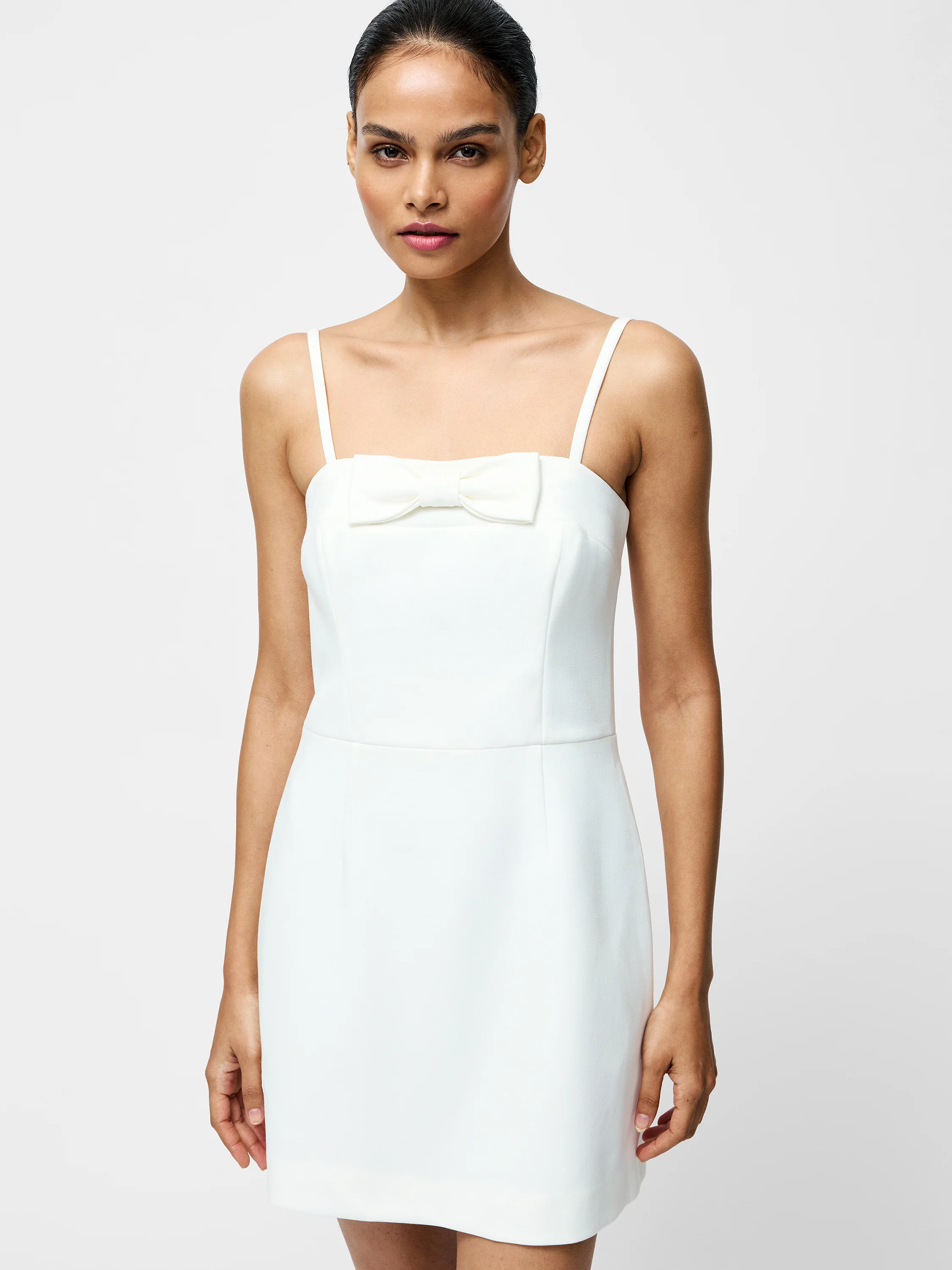 Whisper Bow Mini Dress - Image 4