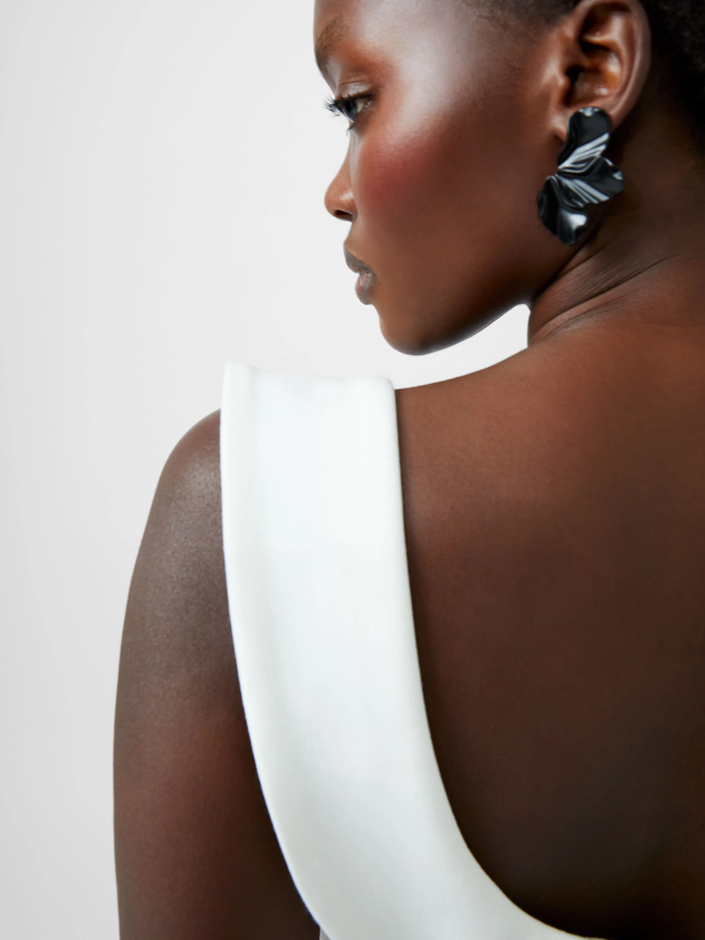 Whisper Collar Mini Dress - Image 5