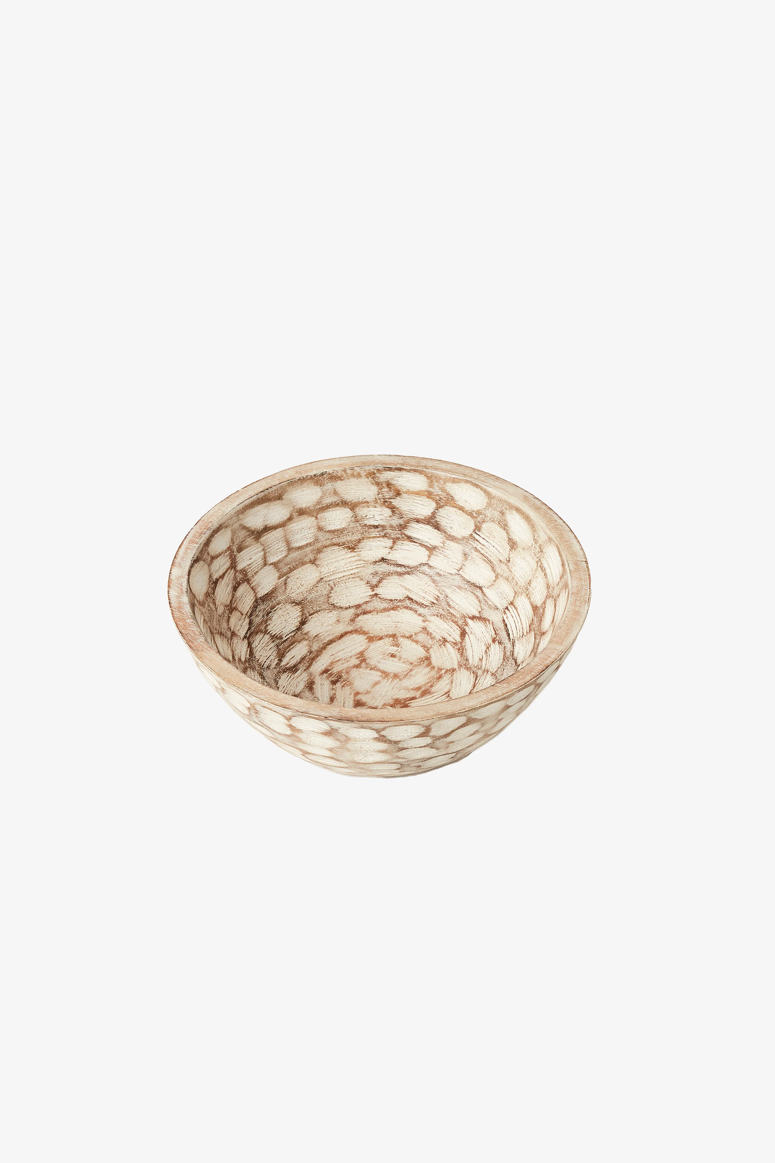 White Lily Wooden Bowl - Image 5