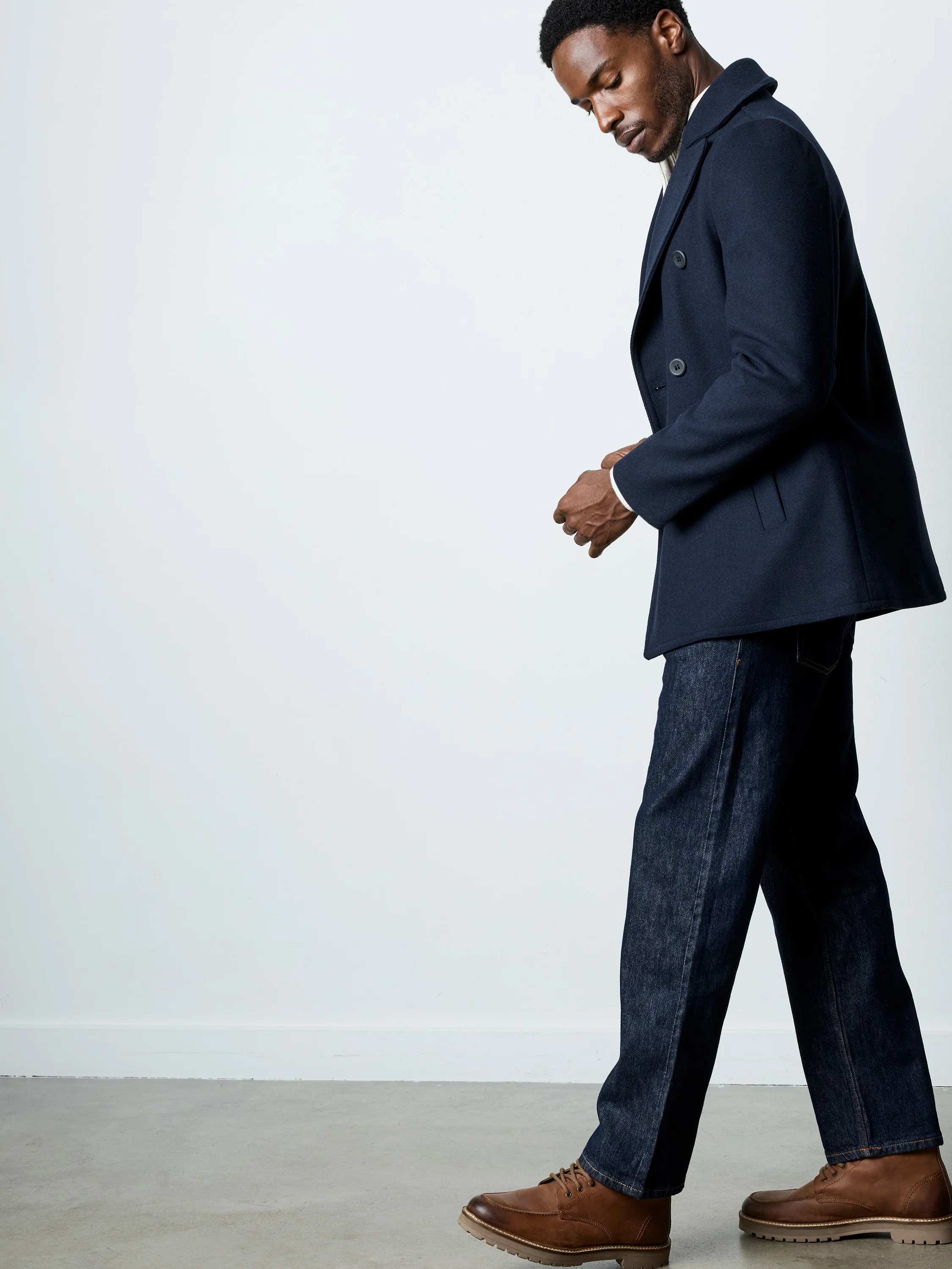 Wool Blend Peacoat - Image 6