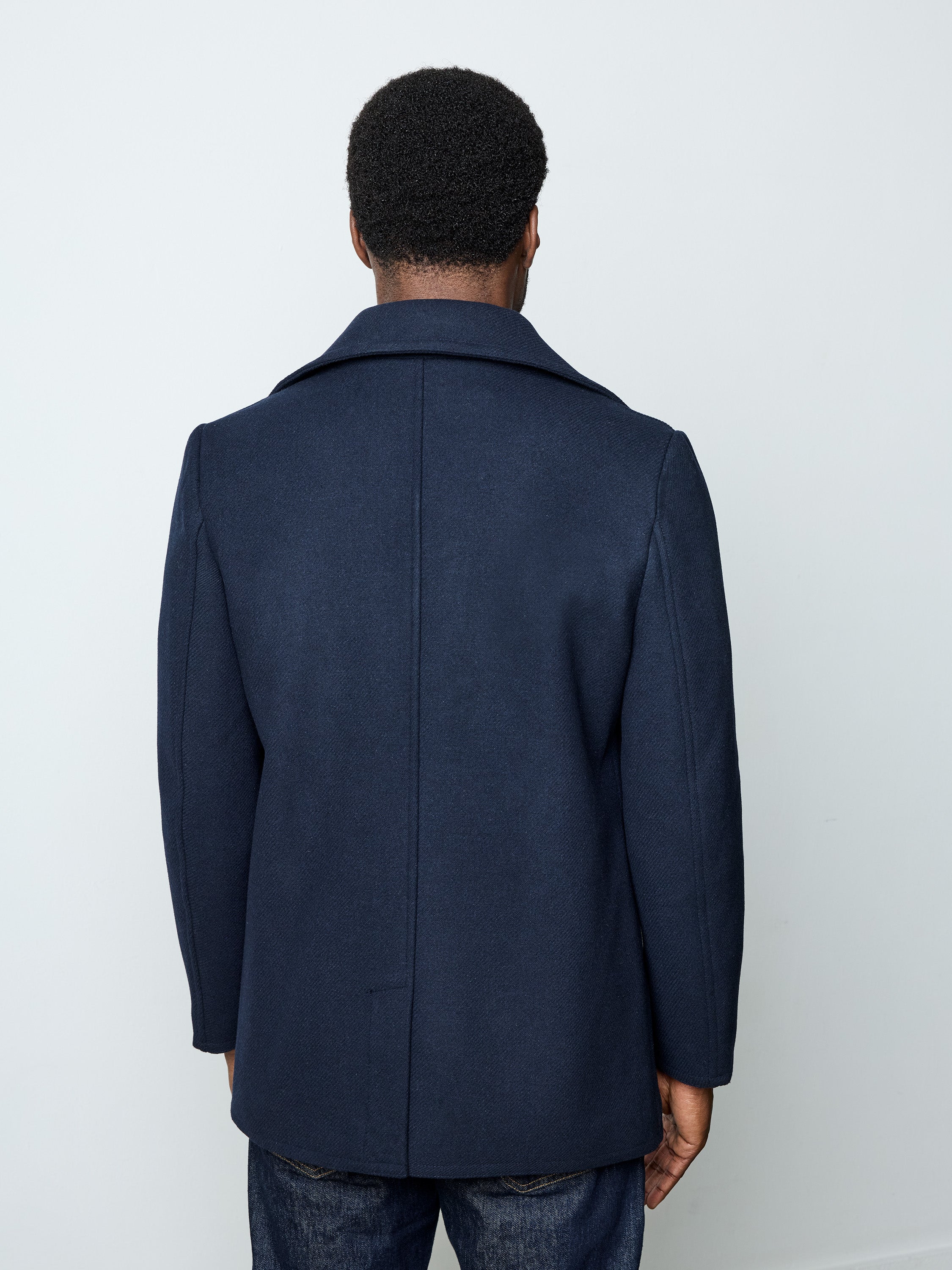 Wool Blend Peacoat - Image 7