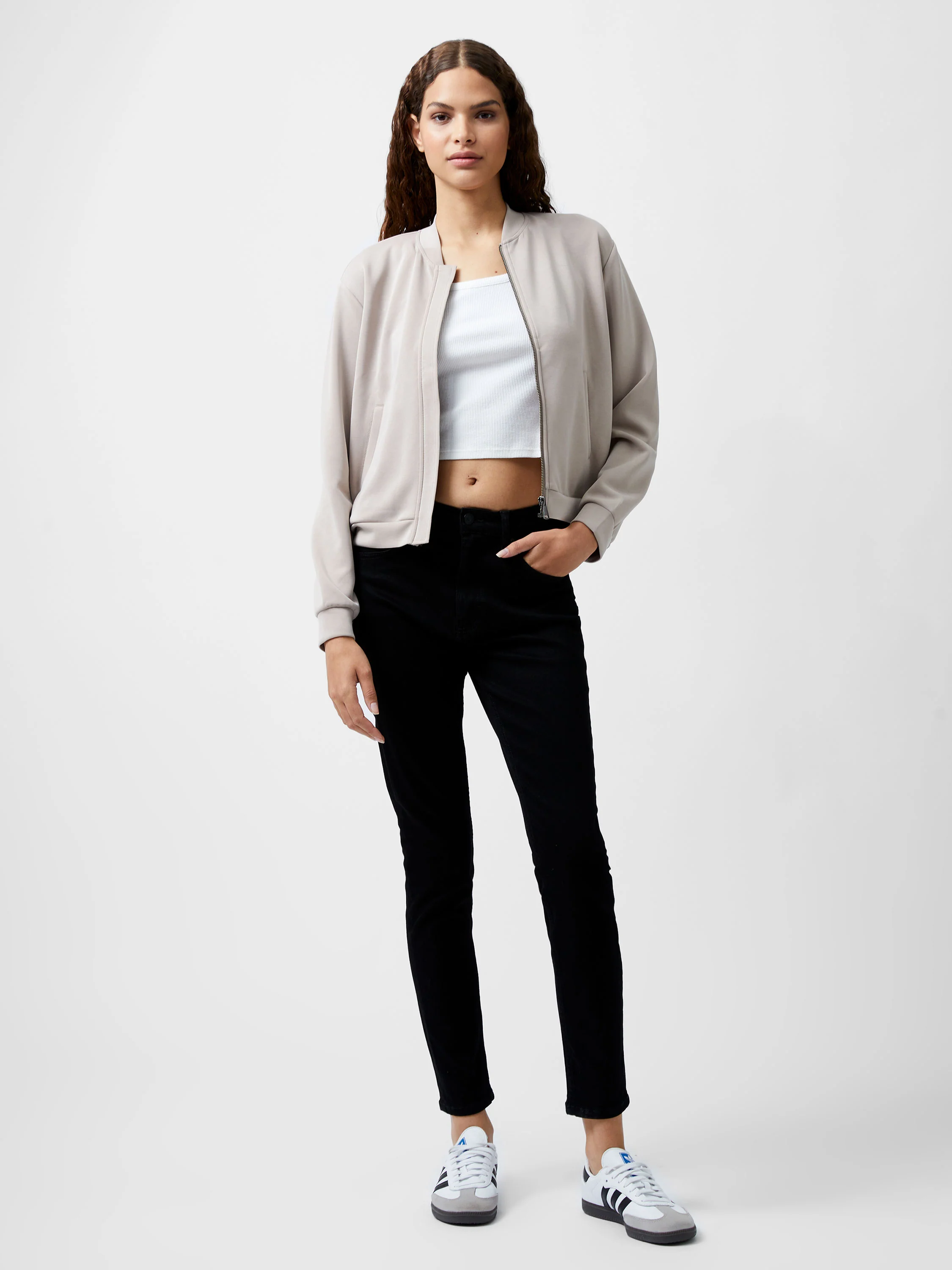 Wren Zip Through Bomber Jacket - Image 3