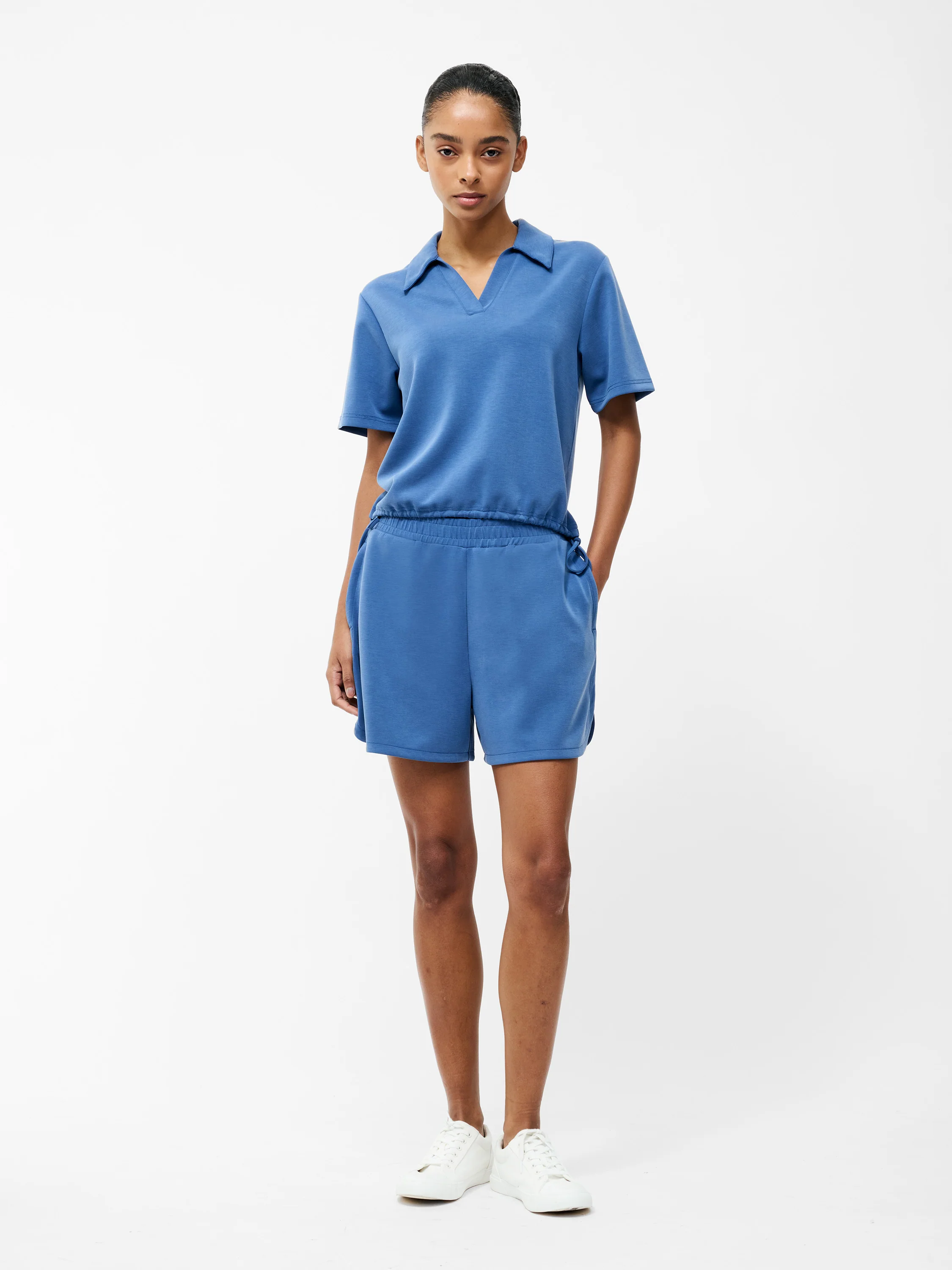 Wren Short Sleeve Polo Top - Image 3