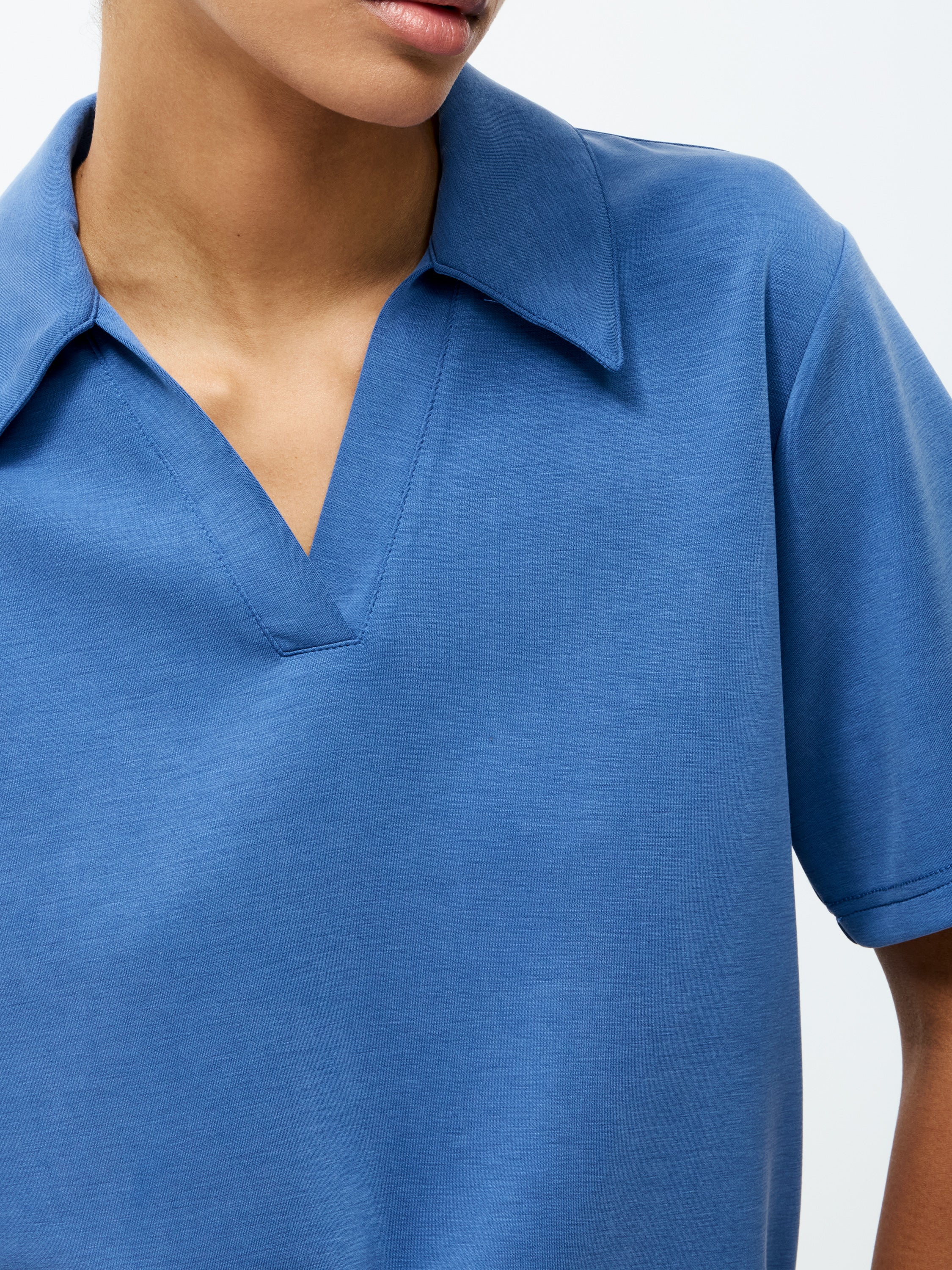 Wren Short Sleeve Polo Top - Image 4
