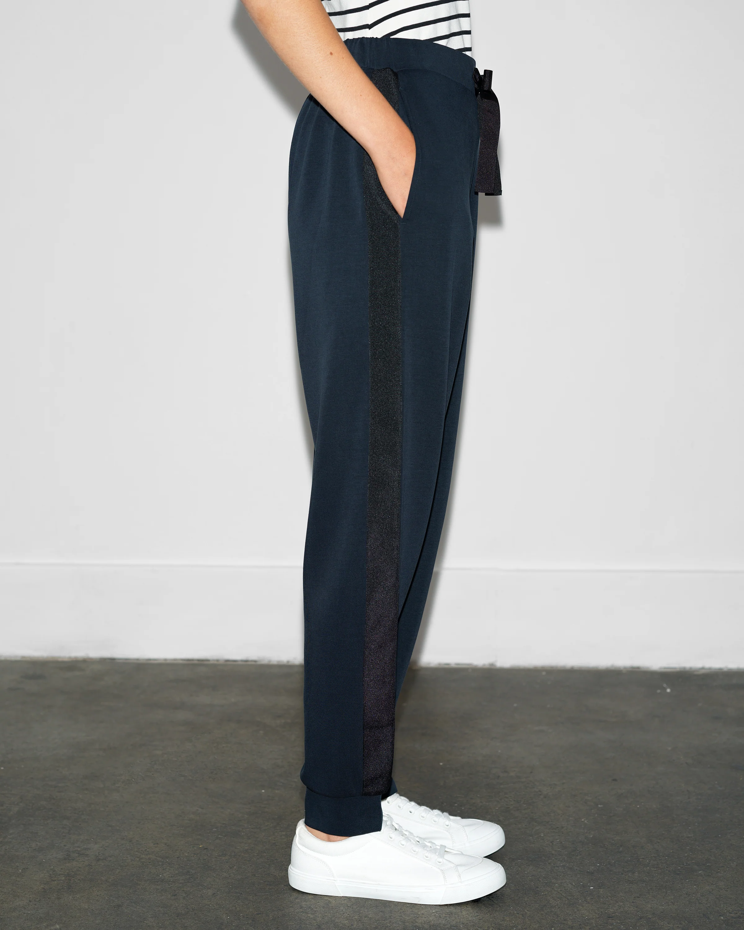 Wren Side Trim Tie Waist Trousers - Image 4