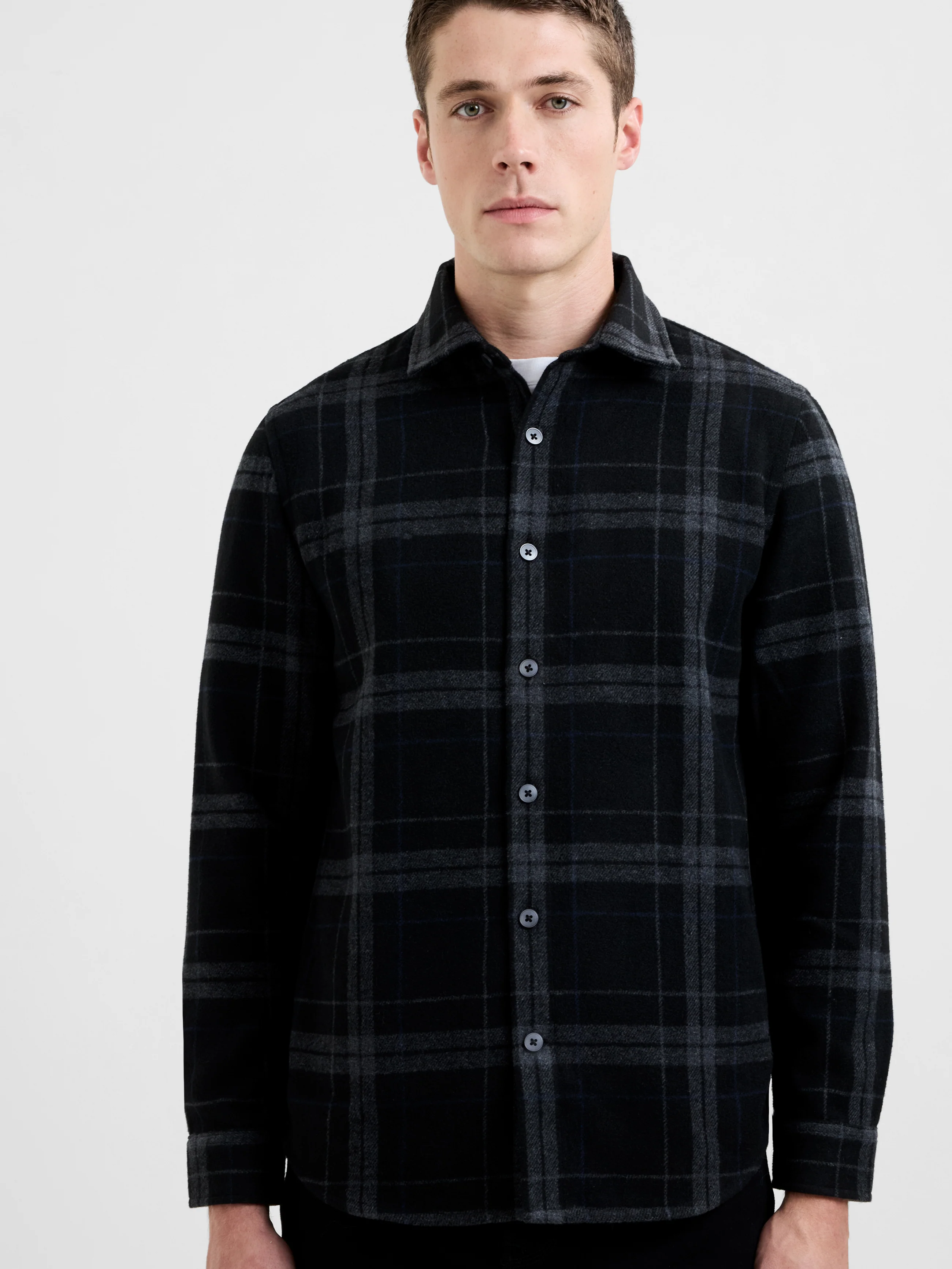 Yarn Dyed Twill Check Shirt - Image 4