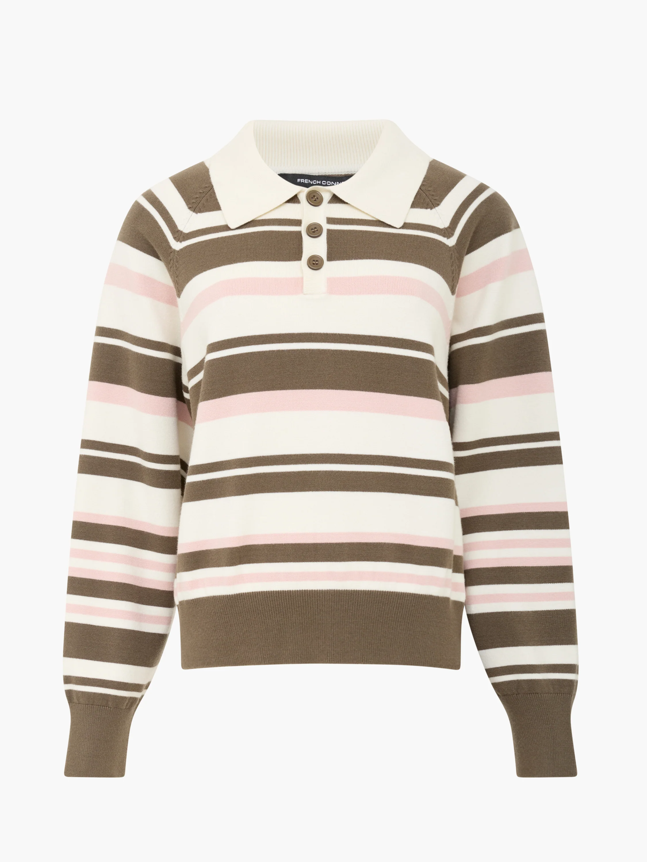 Yaz Rugby Polo Striped Knit Jumper - Image 6