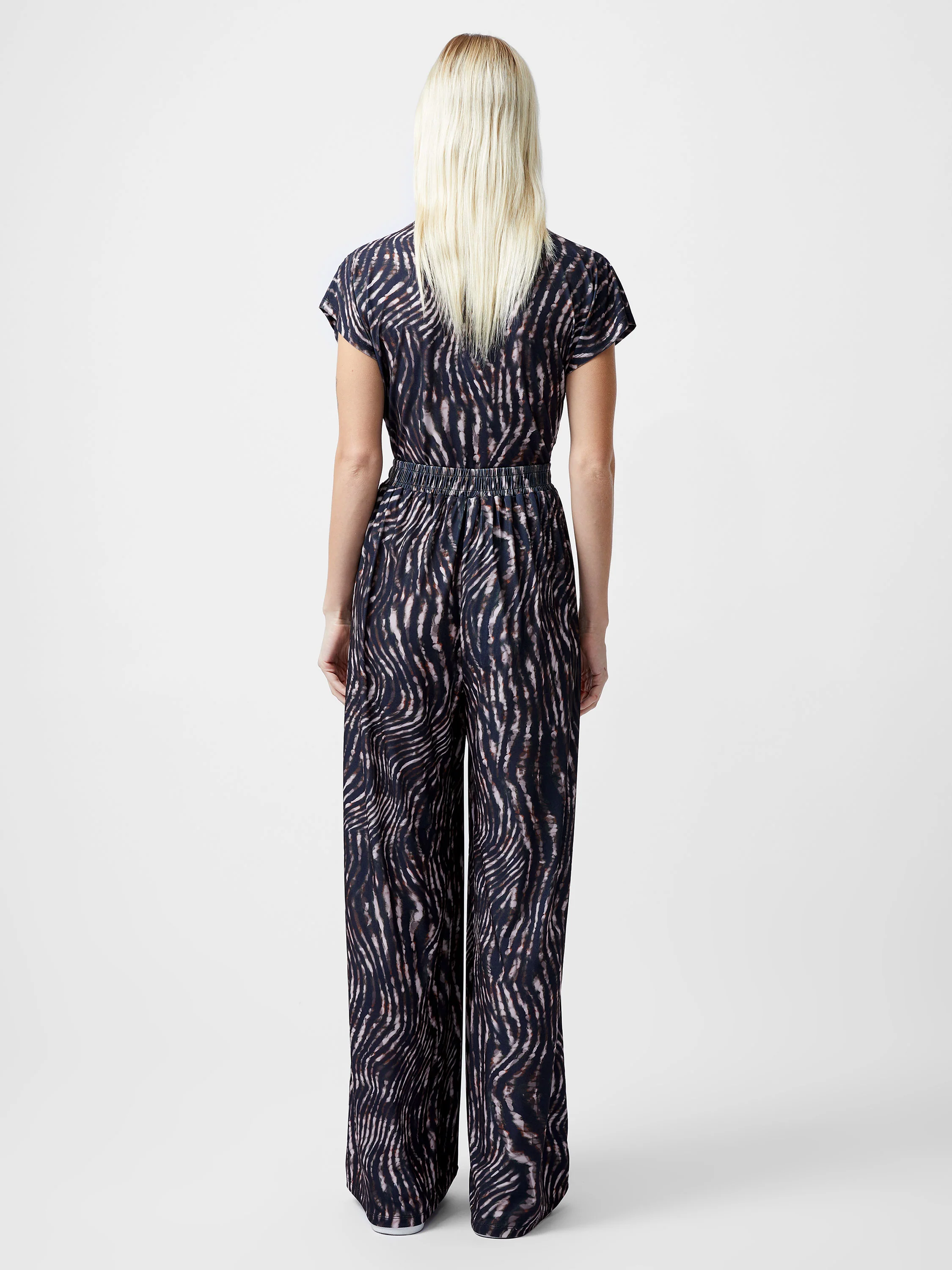 Zina Portia Wide Leg Printed Trousers - Image 5