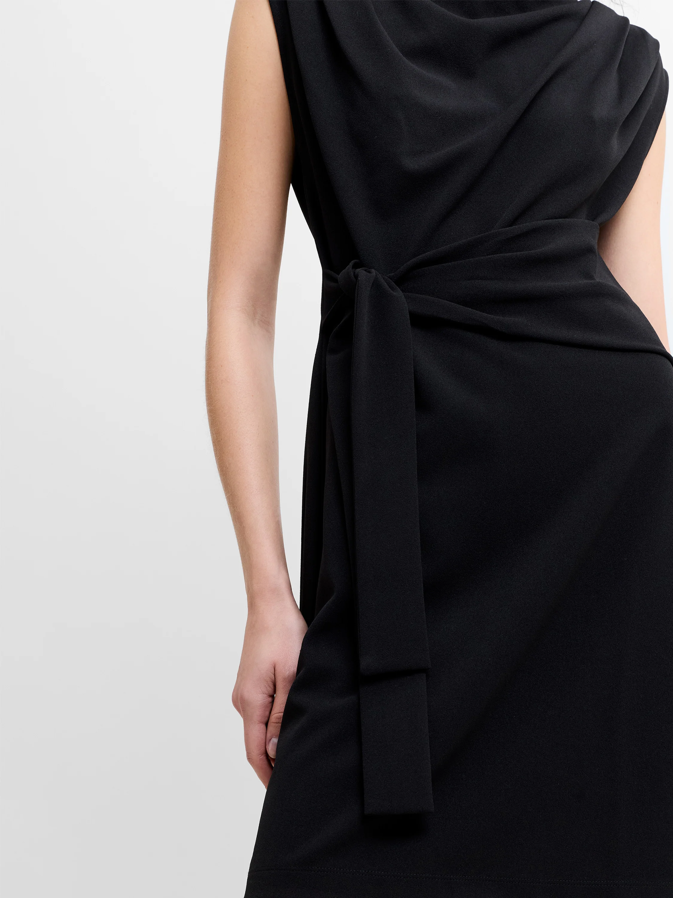 Zion Jersey Belted Shift Dress - Image 3